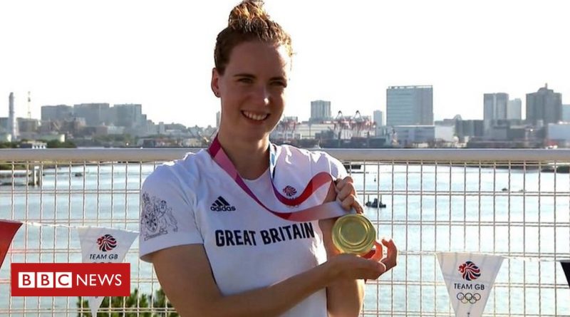 Dawson's delight as she wins Olympic swimming gold