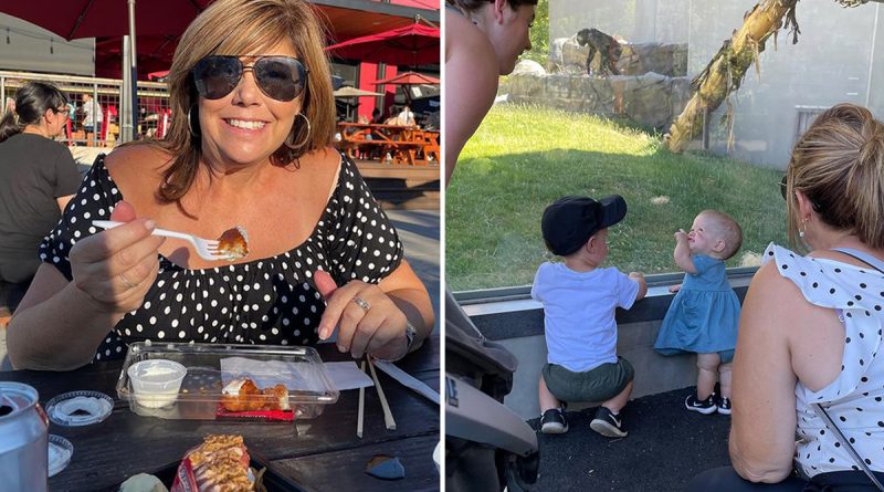 Little People star Matt girlfriend Caryn hangs with his and Amy's grandkids