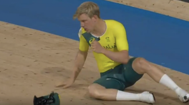 Australia's Alex Porter in freak crash as his bike crumbles underneath him