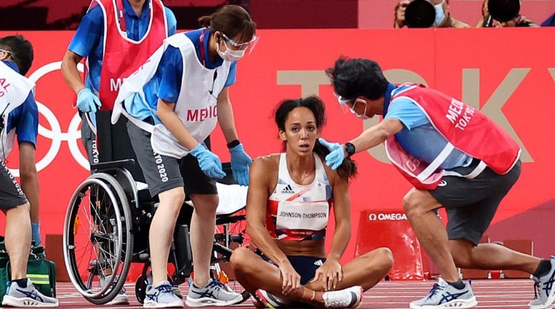 Katarina Johnson-Thompson disqualified from 200m despite declining wheelchair
