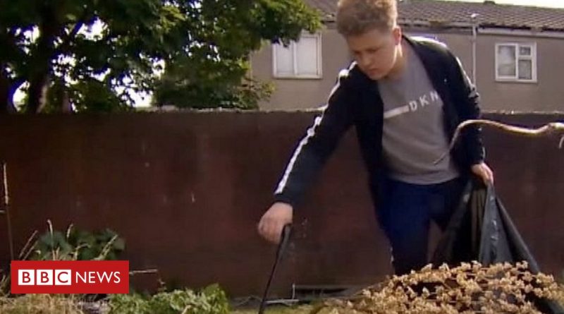 Toxteth boy, 14, cleans up fly-tipping spot and designs community garden
