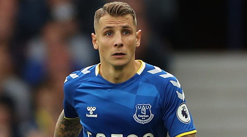 Lucas Digne appears to be nearing an exit from Goodison Park