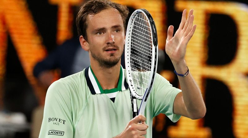 Australian Open: Daniil Medvedev fights back from the brink of defeat to set up Stefanos Tsitsipas showdown