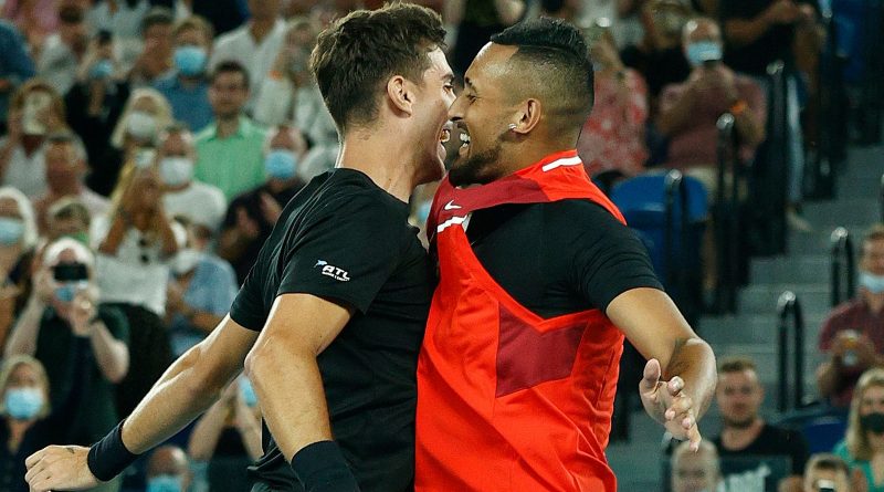 Australian Open: Nick Kyrgios and Thanasi Kokkinakis win men's doubles title