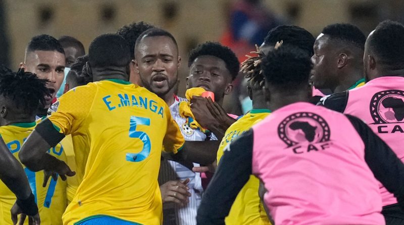 Ghana held to 1-1 draw by Gabon as match ends in brawl