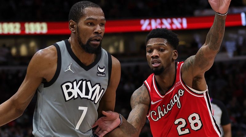 Kevin Durant top scores as Brooklyn Nets thrash Chicago Bulls; Orlando Magic suffer tenth straight loss
