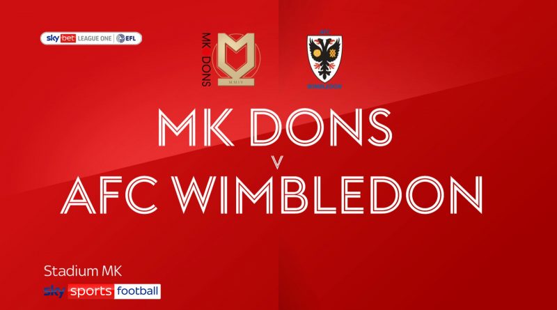 MK Dons 1-0 AFC Wimbledon: Matt O'Riley's goal helps Liam Manning's men into League One play-off places