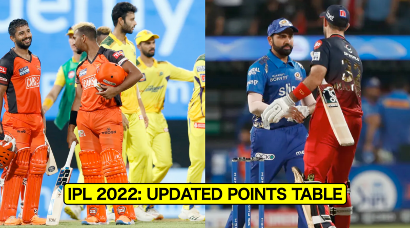IPL 2022: Updated Points Table, Orange Cap And Purple Cap After CSK vs SRH & RCB vs MI