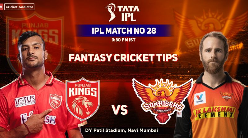 Punjab Kings vs Sunrisers Hyderabad Dream11 Prediction, Fantasy Cricket Tips, Dream11 Team, Playing XI, Pitch Report, Injury Update- Tata IPL 2022