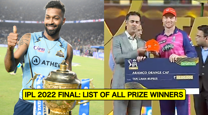 IPL 2022 Final, GT vs RR: List Of All Prize Winners