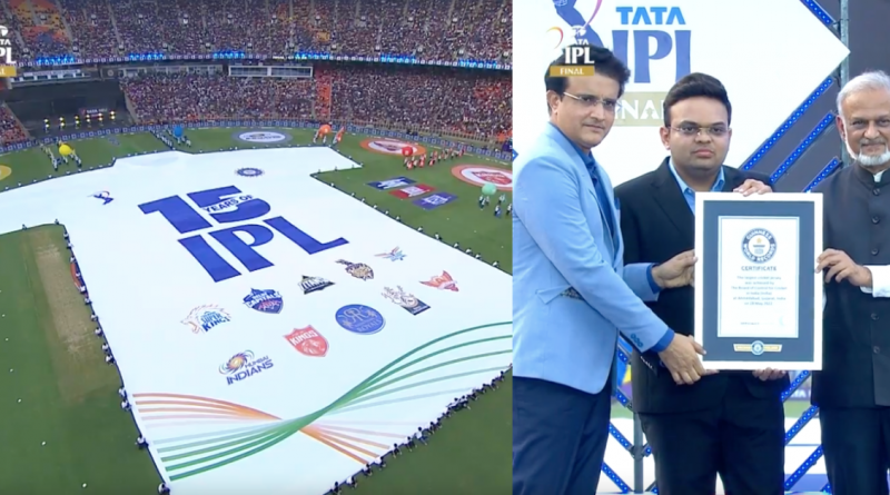 IPL 2022: IPL Sets Guinness World Record, Launches Largest Cricket Jersey Sized 66*42 Metres