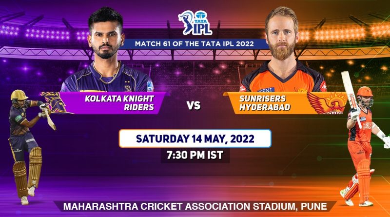 KKR vs SRH Dream11 Prediction Fantasy Cricket Tips, Dream11 Team, Playing XI, Pitch Report, Injury Update- Tata IPL 2022