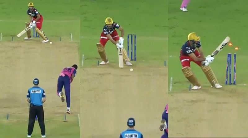 RR vs RCB: Watch - Obed McCoy Cleans Up Harshal Patel