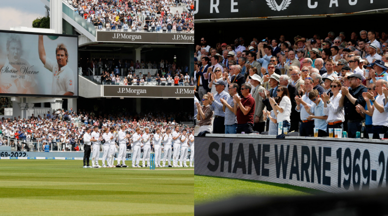 ENG vs NZ: Players, Umpires, Crowd Pay Respect To Late Shane Warne At Lord