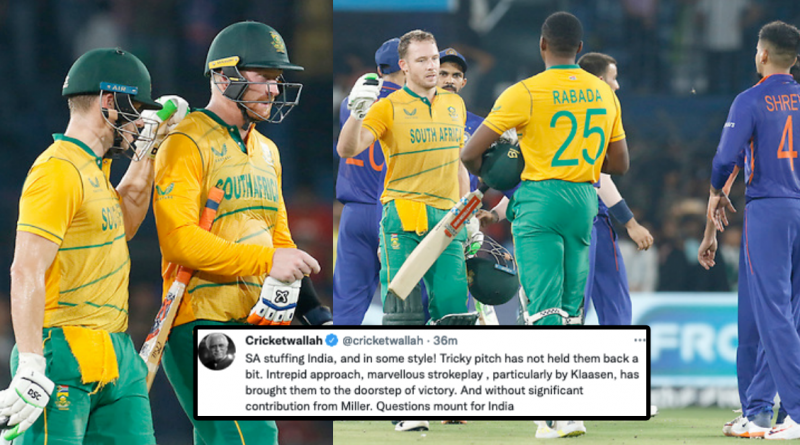IND vs SA: Twitter Reacts As South Africa Defeat India By 4 Wickets In 2nd T20I To Continue Their Dominance