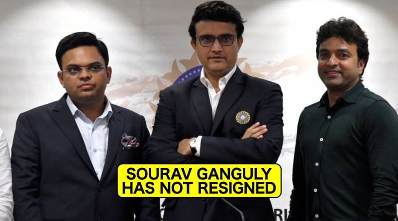 Sourav Ganguly Has NOT Resigned As BCCI President, Confirms BCCI Secretary Jay Shah