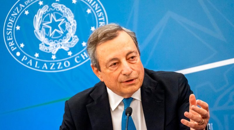 Italian Premier Draghi's Resignation Rebuffed By President