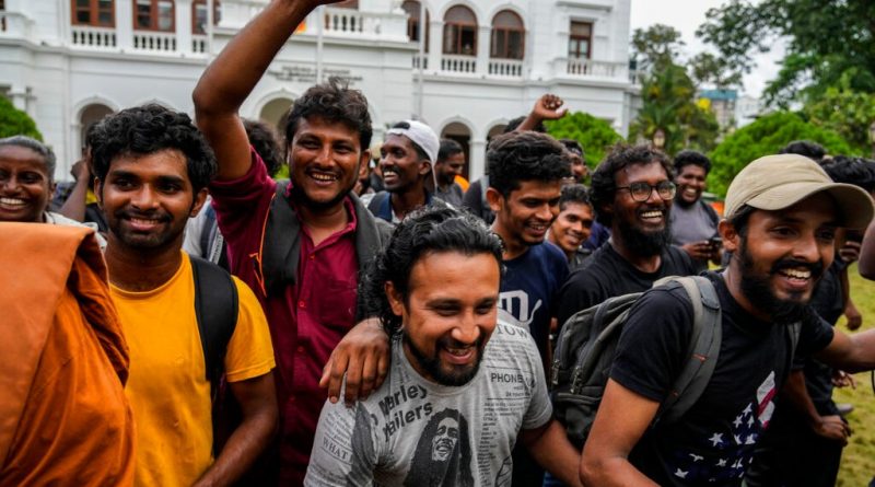 Protesters Retreat as Sri Lankan President Sends Resignation