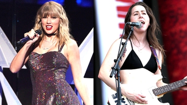 Taylor Swift Joins HAIM On Stage For Surprise Performance Of ‘Love Story’ In London: Video