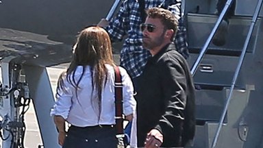 Ben Affleck & Jennifer Lopez Spotted Boarding A Private Jet With Kids Ahead Of His 50th Birthday