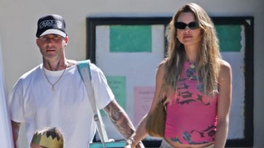 Adam Levine & Behati Prinsloo Smile In New Photos With Daughter Amid Flirting Scandal