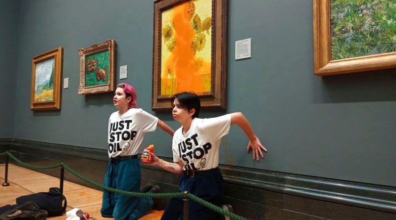 Activists in UK Court After Soup Thrown at Van Gogh Picture
