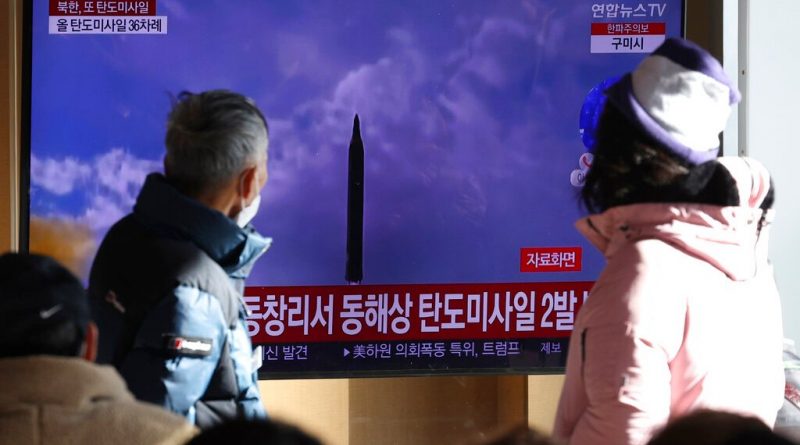 North Korea Fires 2 Ballistic Missiles