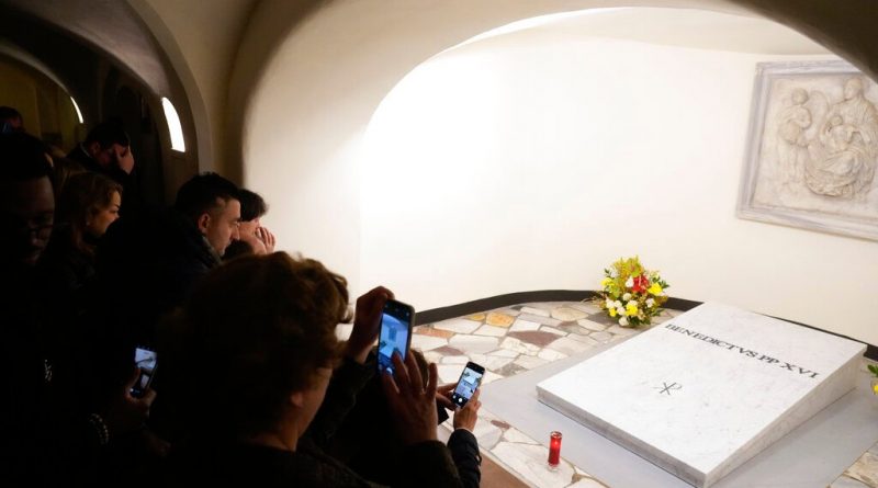 Pope Benedict's Tomb at St. Peter's Basilica Is Now Public