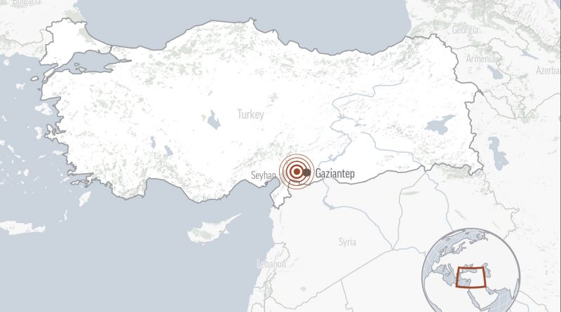 A 7.8 magnitude quake and strong aftershocks shook Turkey and Syria early Monday. (AP Graphics)